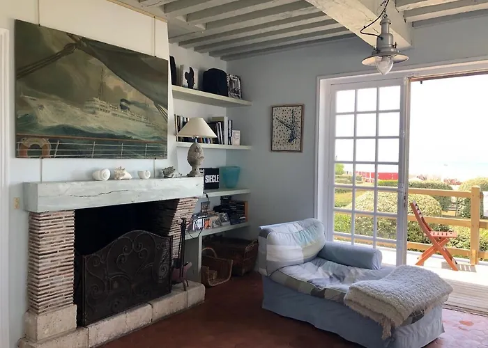 Face Plage, Vue Mer, Jardin - Deauville *