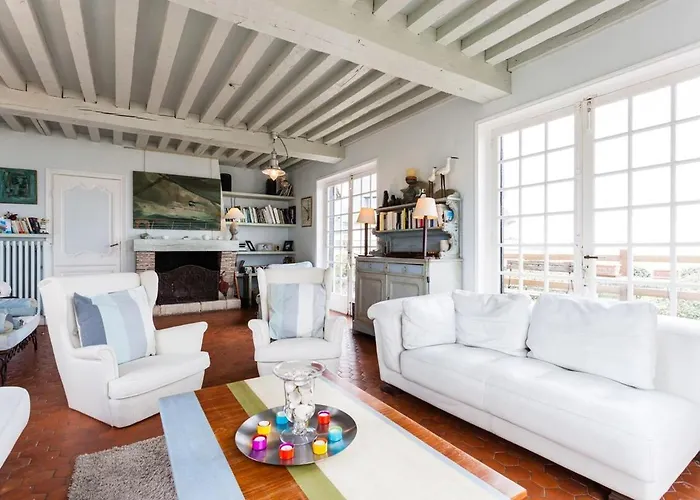 Face Plage, Vue Mer, Jardin - Deauville Bénerville-sur-Mer